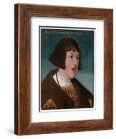 Portrait of Emperor Ferdinand I (1503-1564), 1521-null-Framed Giclee Print