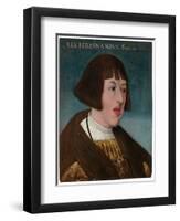 Portrait of Emperor Ferdinand I (1503-1564), 1521-null-Framed Giclee Print