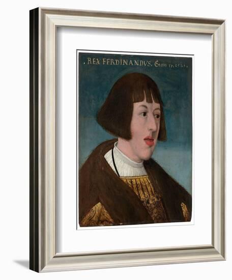 Portrait of Emperor Ferdinand I (1503-1564), 1521-null-Framed Giclee Print