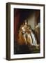 Portrait of Emperor Francis II of Austria by Friedrich Amerling-null-Framed Giclee Print