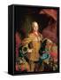Portrait of Emperor Franz I, 1752-Johann-Gottfried Auerbach-Framed Stretched Canvas
