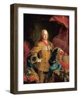 Portrait of Emperor Franz I, 1752-Johann-Gottfried Auerbach-Framed Giclee Print