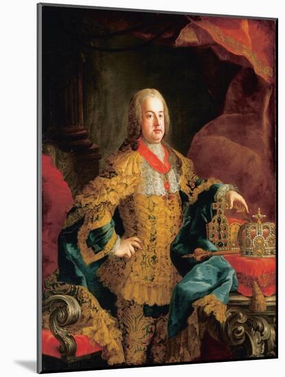 Portrait of Emperor Franz I, 1752-Johann-Gottfried Auerbach-Mounted Giclee Print