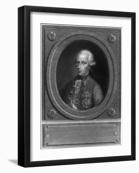 Portrait of Emperor Joseph II (1741-179), 18th Century-null-Framed Giclee Print