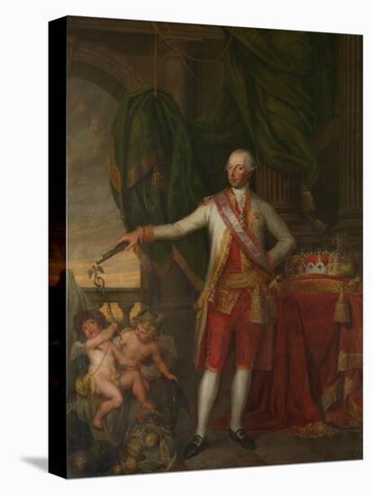 Portrait of Emperor Joseph II (1741-179), Second Half of the 18th C-Gertrude Cornélie Marie de Pélichy-Stretched Canvas