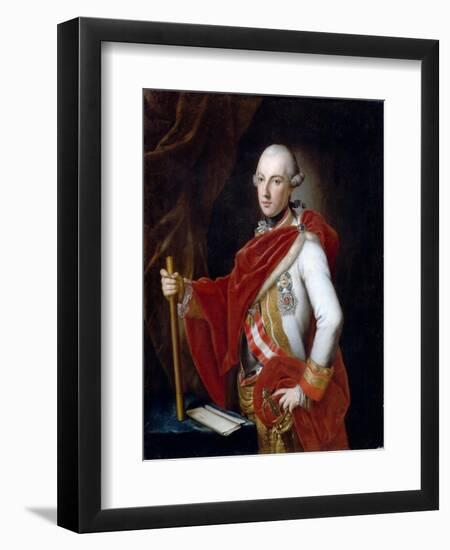 Portrait of Emperor Joseph II (1741-179)-Anton von Maron-Framed Giclee Print