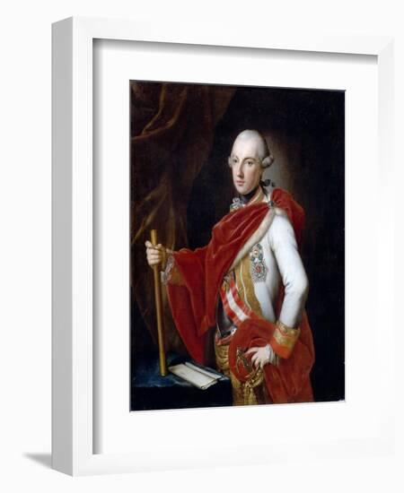 Portrait of Emperor Joseph II (1741-179)-Anton von Maron-Framed Giclee Print