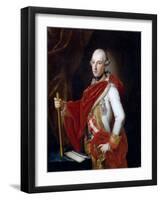 Portrait of Emperor Joseph II (1741-179)-Anton von Maron-Framed Giclee Print