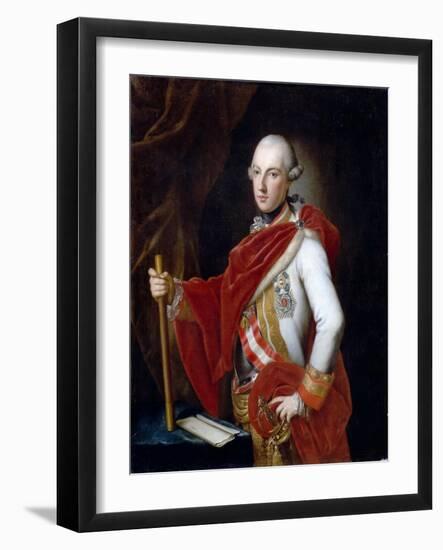 Portrait of Emperor Joseph II (1741-179)-Anton von Maron-Framed Giclee Print