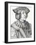 'Portrait of Emperor Maximilian I', 1511, (1906)-Albrecht Durer-Framed Giclee Print