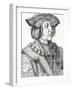 'Portrait of Emperor Maximilian I', 1511, (1906)-Albrecht Durer-Framed Giclee Print