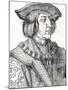 'Portrait of Emperor Maximilian I', 1511, (1906)-Albrecht Durer-Mounted Giclee Print