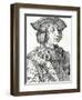 'Portrait of Emperor Maximilian I', 1511, (1906)-Albrecht Durer-Framed Giclee Print