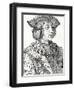 'Portrait of Emperor Maximilian I', 1511, (1906)-Albrecht Durer-Framed Giclee Print