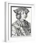 'Portrait of Emperor Maximilian I', 1511, (1906)-Albrecht Durer-Framed Giclee Print