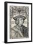 Portrait of Emperor Maximilian I, C. 1519-Albrecht Dürer-Framed Giclee Print