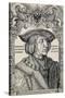 Portrait of Emperor Maximilian I, C. 1519-Albrecht Dürer-Stretched Canvas