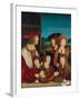 Portrait of Emperor Maximilian I with His Family, 1516-1520-Bernhard Strigel-Framed Giclee Print