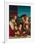 Portrait of Emperor Maximilian I with His Family, 1516-1520-Bernhard Strigel-Framed Giclee Print