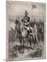 Portrait of Emperor Mutsuhito on Horseback-null-Mounted Giclee Print