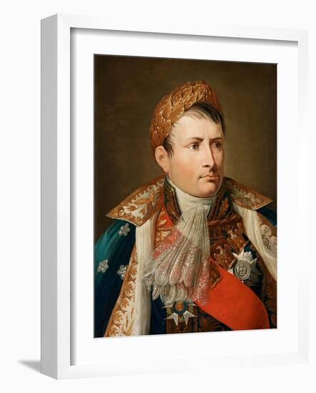 Portrait of Emperor Napoléon I Bonaparte (1769-182)-Andrea Appiani-Framed Giclee Print