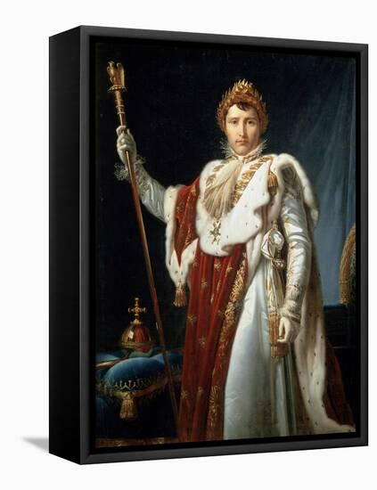 Portrait of Emperor Napoléon I Bonaparte, C1804-Francois Pascal Simon Gerard-Framed Stretched Canvas