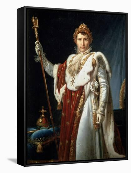 Portrait of Emperor Napoléon I Bonaparte, C1804-Francois Pascal Simon Gerard-Framed Stretched Canvas