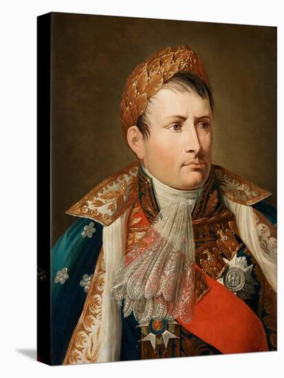 Portrait of Emperor Napoleon I Bonaparte, Oil on Canvas by Andrea Appiani-Andrea the Elder Appiani-Stretched Canvas