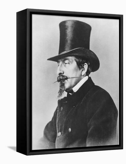 Portrait of Emperor Napoleon III-Nadar-Framed Stretched Canvas