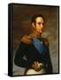 Portrait of Emperor Nicholas I, 1826-Vasily Tropinin-Framed Stretched Canvas