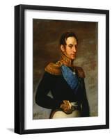 Portrait of Emperor Nicholas I, 1826-Vasily Tropinin-Framed Giclee Print