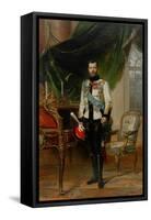 Portrait of Emperor Nicholas II (1868-191), 1896-Ernest Karlovich Liphart-Framed Stretched Canvas