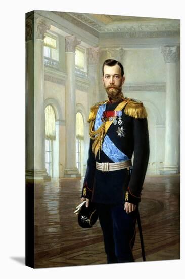 Portrait of Emperor Nicholas II, 1900-Ernst von Liphart-Stretched Canvas