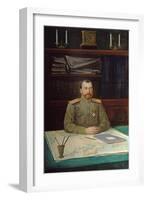 Portrait of Emperor Nicholas II, 1914-Nikolay Shesterikov-Framed Giclee Print