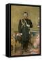 Portrait of Emperor Nicholas II-Ilya Efimovich Repin-Framed Stretched Canvas