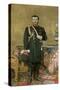 Portrait of Emperor Nicholas II-Ilya Efimovich Repin-Stretched Canvas