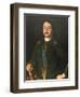 Portrait of Emperor Peter I the Great (1672-172), 1758-Alexei Petrovich Antropov-Framed Giclee Print