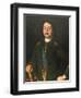 Portrait of Emperor Peter I the Great (1672-172), 1758-Alexei Petrovich Antropov-Framed Giclee Print