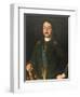 Portrait of Emperor Peter I the Great (1672-172), 1758-Alexei Petrovich Antropov-Framed Giclee Print