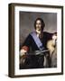 Portrait of Emperor Peter I the Great (1672-172)-Paul Hippolyte Delaroche-Framed Giclee Print