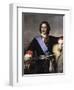 Portrait of Emperor Peter I the Great (1672-172)-Paul Hippolyte Delaroche-Framed Giclee Print