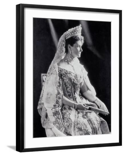 Portrait of Empress Alexandra Feodorovna--Framed Photographic Print