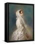 Portrait of Empress Alexandra Fyodorovna (Charlotte of Prussi), 1856-Franz Xaver Winterhalter-Framed Stretched Canvas