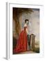 Portrait of Empress Alexandra Fyodorovna (Charlotte of Prussi), Emperor's Nicholas I Wife-Christina Robertson-Framed Giclee Print