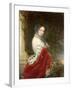 Portrait of Empress Alexandra Fyodorovna (Charlotte of Prussi), Emperor's Nicholas I Wife-Christina Robertson-Framed Giclee Print