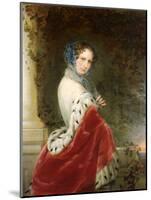 Portrait of Empress Alexandra Fyodorovna (Charlotte of Prussi), Emperor's Nicholas I Wife-Christina Robertson-Mounted Giclee Print