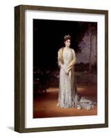 Portrait of Empress Alexandra Fyodorovna of Russia (1872-1918), the Wife of Tsar Nicholas II-null-Framed Giclee Print