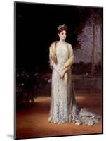 Portrait of Empress Alexandra Fyodorovna of Russia (1872-1918), the Wife of Tsar Nicholas II-null-Mounted Giclee Print