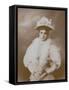 Portrait of Empress Alexandra Fyodorovna, the Wife of Tsar Nicholas II of Russia (1872-191)-null-Framed Stretched Canvas