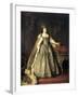 Portrait of Empress Anna Ioannovna, (1693-174), 1730-Louis Caravaque-Framed Giclee Print